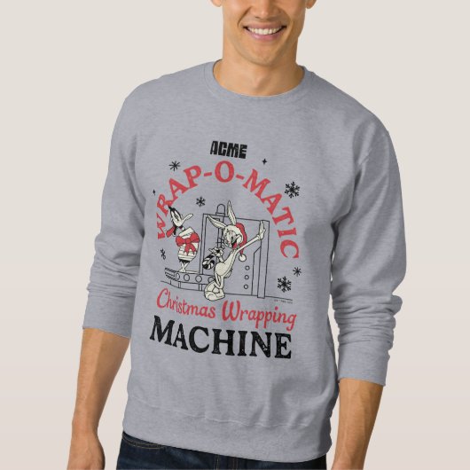 LOONEY TUNES™ | ACME Wrap-O-Matic Wrapping Machine Sweatshirt (Vorderseite)
