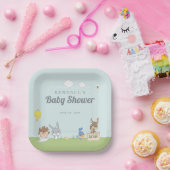 LOONEY TUNES™ Babydusche Pappteller (Party)