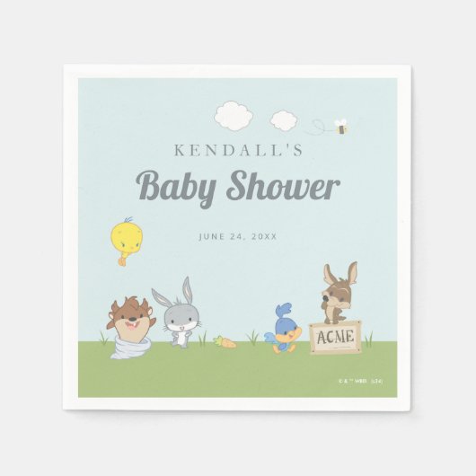 LOONEY TUNES™ Babydusche Serviette (Vorderseite)