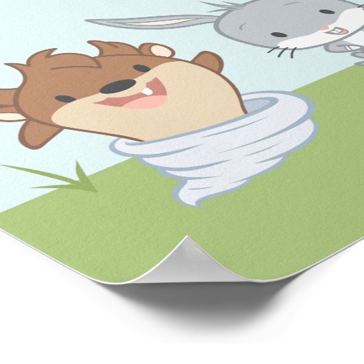 LOONEY TUNES™ Babydusche Willkommen Poster (Ecke)