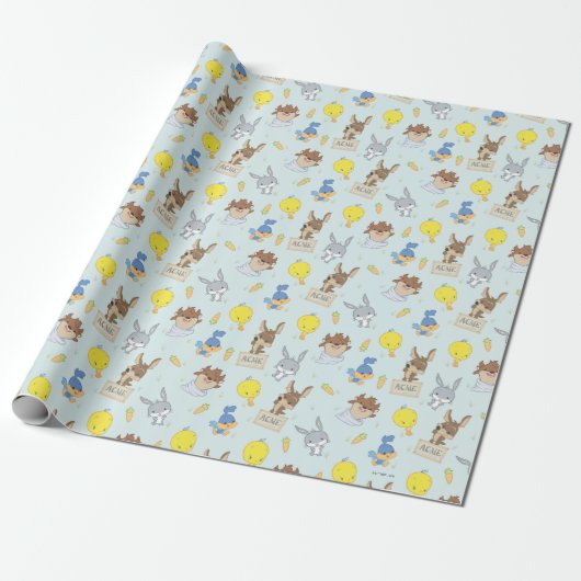 LOONEY TUNES™ Babyduschmuster Geschenkpapier (Ungerollt)