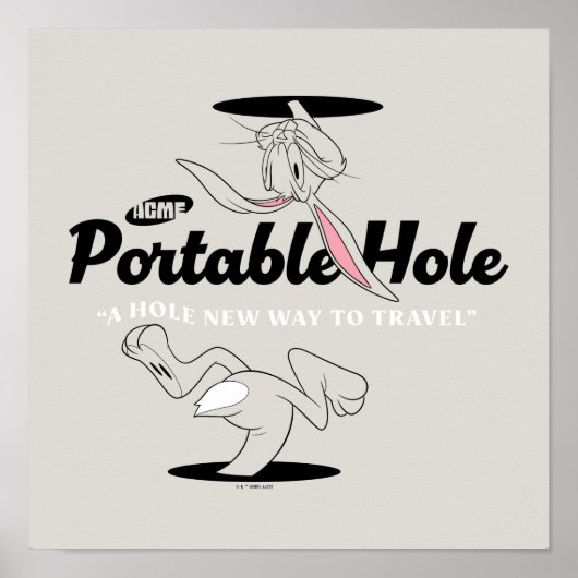 LOONEY TUNES™ | BUGS BUNNY™ ACME Portable Hole Poster (Vorne)