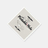 LOONEY TUNES™ | BUGS BUNNY™ ACME Portable Hole Serviette (Ecke)