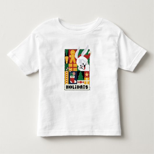 LOONEY TUNES™ BUGS BUNNY™ Holidays Abzeichen Kleinkind T-shirt (Vorderseite)