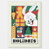 LOONEY TUNES™ BUGS BUNNY™ Holidays Abzeichen Magnet (Vorderseite)