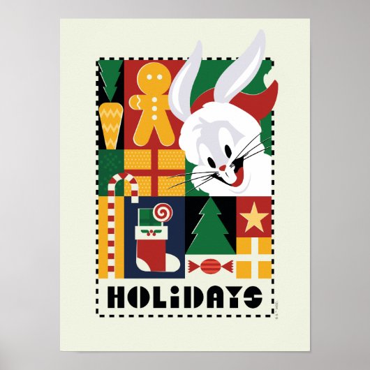 LOONEY TUNES™ BUGS BUNNY™ Holidays Abzeichen Poster (Vorne)