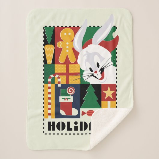 LOONEY TUNES™ BUGS BUNNY™ Holidays Abzeichen Sherpadecke (Vorderseite)
