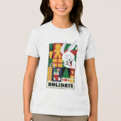LOONEY TUNES™ BUGS BUNNY™ Holidays Abzeichen Tri-Blend Shirt (Vorderseite)