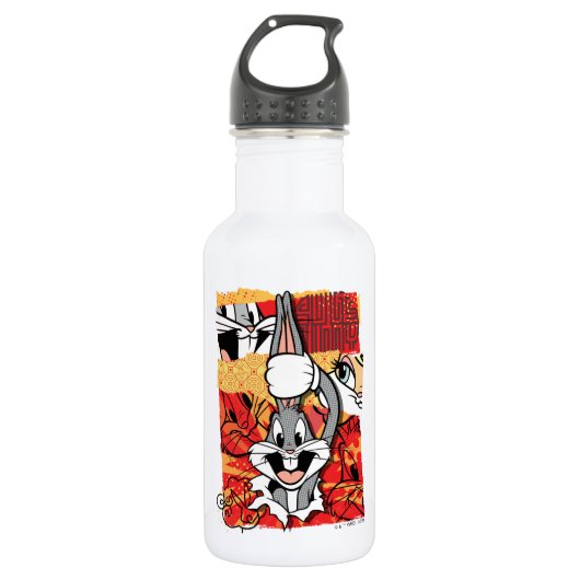 LOONEY TUNES™ | BUGS BUNNY™ Pop-up Graphic Edelstahlflasche (Vorderseite)