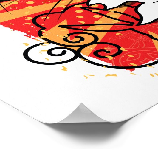 LOONEY TUNES™ | BUGS BUNNY™ Pop-up Graphic Poster (Ecke)