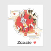 LOONEY TUNES™ | BUGS BUNNY™ Spring Fortune Aufkleber (Blatt)