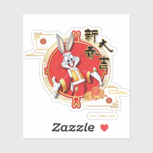 LOONEY TUNES™ | BUGS BUNNY™ Spring Fortune Aufkleber (Blatt)