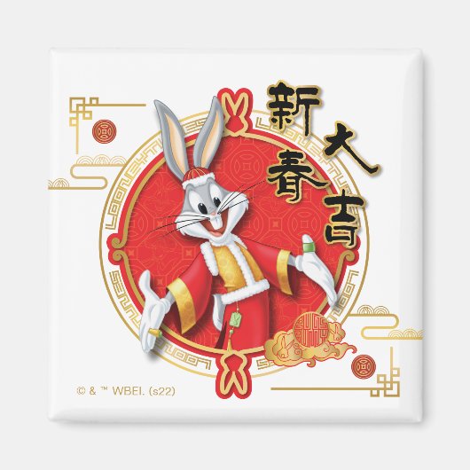LOONEY TUNES™ | BUGS BUNNY™ Spring Fortune Magnet (Vorne)