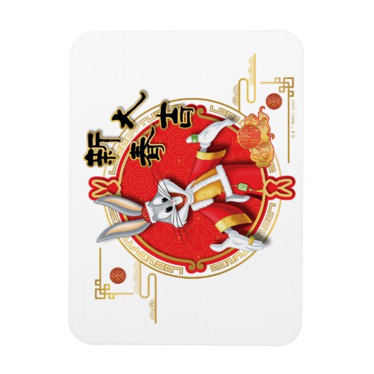 LOONEY TUNES™ | BUGS BUNNY™ Spring Fortune Magnet (Vertikal)
