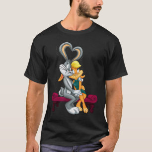 Looney Tunes Bugs und Lola Herzen Valentinstag T-Shirt