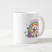 LOONEY TUNES™ - Celebrate Diversity Pride Rainbow Jumbo-Tasse (Vorderseite Rechts)