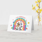 LOONEY TUNES™ - Celebrate Diversity Pride Rainbow Karte (Gelbe Blume)