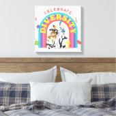 LOONEY TUNES™ - Celebrate Diversity Pride Rainbow Leinwanddruck (Insitu (Schlafzimmer))