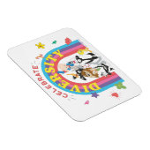 LOONEY TUNES™ - Celebrate Diversity Pride Rainbow Magnet (Rechte Seite)