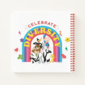 LOONEY TUNES™ - Celebrate Diversity Pride Rainbow Notizblock (Rückseite)