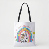 LOONEY TUNES™ - Celebrate Diversity Pride Rainbow Tasche (Vorderseite)