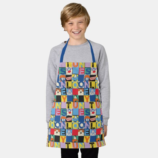 LOONEY TUNES™ Character Checker Blocks Schürze (Getragen)
