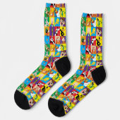 LOONEY TUNES™ Character Grid Socks Socken (Linkes Detail)