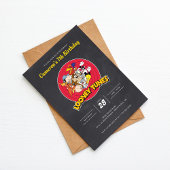 LOONEY TUNES™ Character Group Chalkboard Geburtsta Einladung