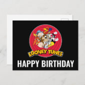 LOONEY TUNES™ Character Logo Postkarte (Vorne/Hinten)