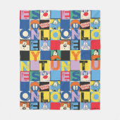 LOONEY TUNES™ Character Schachbrett Blocks Fleecedecke (Vorderseite)