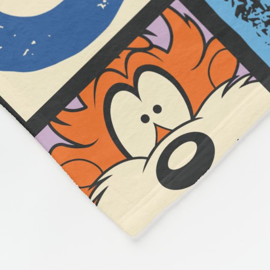 LOONEY TUNES™ Character Schachbrett Blocks Fleecedecke (Ecke)