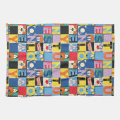 LOONEY TUNES™ Character Schachbrett Blocks Geschirrtuch (Horizontal)