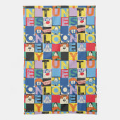 LOONEY TUNES™ Character Schachbrett Blocks Geschirrtuch (Vertikal)