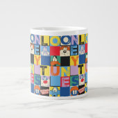 LOONEY TUNES™ Character Schachbrett Blocks Jumbo-Tasse (Vorderseite)