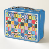 LOONEY TUNES™ Character Schachbrett Blocks Metall Brotdose (Rückseite)