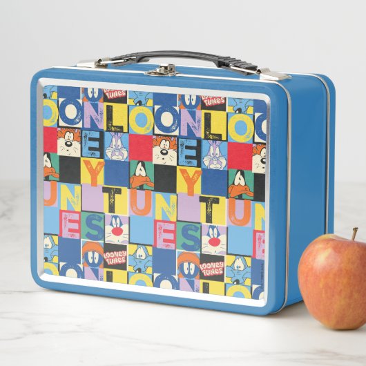 LOONEY TUNES™ Character Schachbrett Blocks Metall Brotdose (Beispiel)