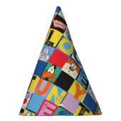 LOONEY TUNES™ Character Schachbrett Blocks Partyhütchen (Rechts)
