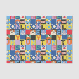 LOONEY TUNES™ Character Schachbrett Blocks Seidenpapier