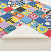 LOONEY TUNES™ Character Schachbrett Blocks Sherpadecke (3/4)