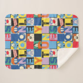 LOONEY TUNES™ Character Schachbrett Blocks Sherpadecke (Vorderseite (Horizontal))