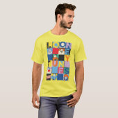 LOONEY TUNES™ Character Schachbrett Blocks T-Shirt (Vorne ganz)
