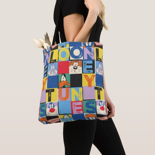 LOONEY TUNES™ Character Schachbrett Blocks Tasche (Von Nahem)