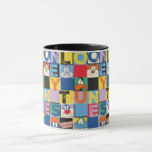 LOONEY TUNES™ Character Schachbrett Blocks Tasse (Zentrum)