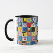 LOONEY TUNES™ Character Schachbrett Blocks Tasse (Links)
