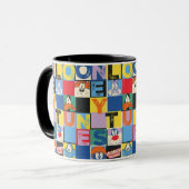 LOONEY TUNES™ Character Schachbrett Blocks Tasse (Vorderseite Links)