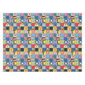 LOONEY TUNES™ Character Schachbrett Blocks Tischdecke (Vorderseite (Horizontal))