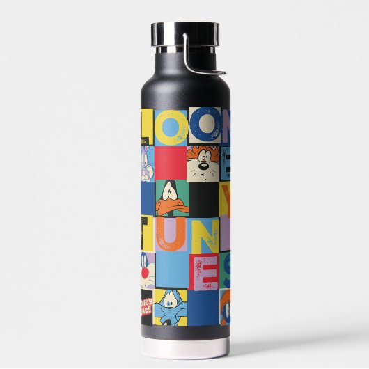 LOONEY TUNES™ Character Schachbrett Blocks Trinkflasche (Links)