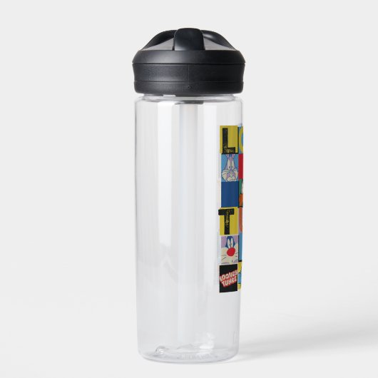 LOONEY TUNES™ Character Schachbrett Blocks Trinkflasche (Vorderseite)