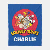 LOONEY TUNES™ Charakter-Logo Fleecedecke (Vorderseite)