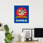 LOONEY TUNES™ Charakter-Logo Poster (Heimbüro)